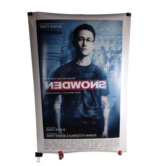 Snowden Original Movie Poster Double Sided 27x40 Rolled Joseph GordonLevitt 2016 - Picture 3 of 3